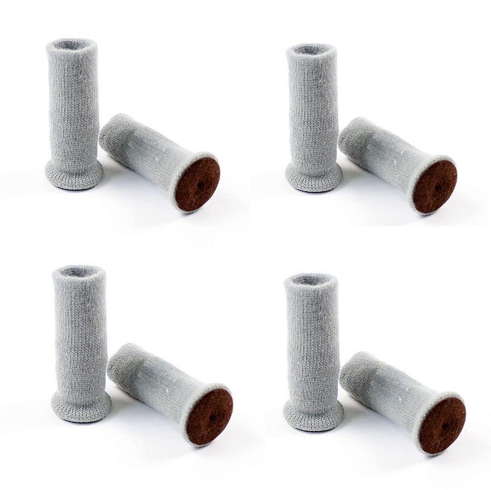 Felt Bottom NancyProtectz Furniture Leg Floor Protectors (Grey-1, Small) Furniture Sock Covers for Hardwood Floor Protection