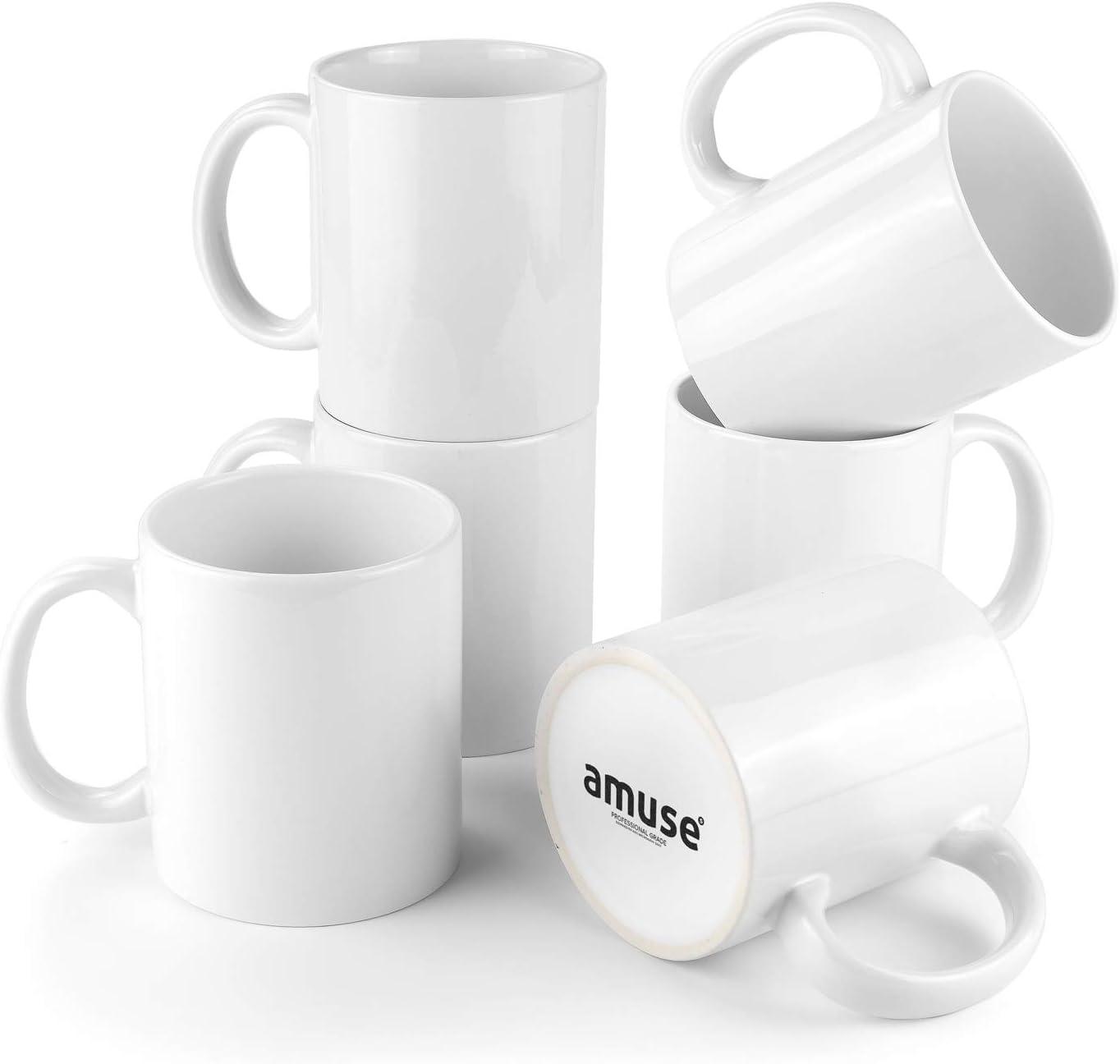 Amuse- Professional Grade Stoneware Mug- Sublimation Series- Set of 6- 11 oz