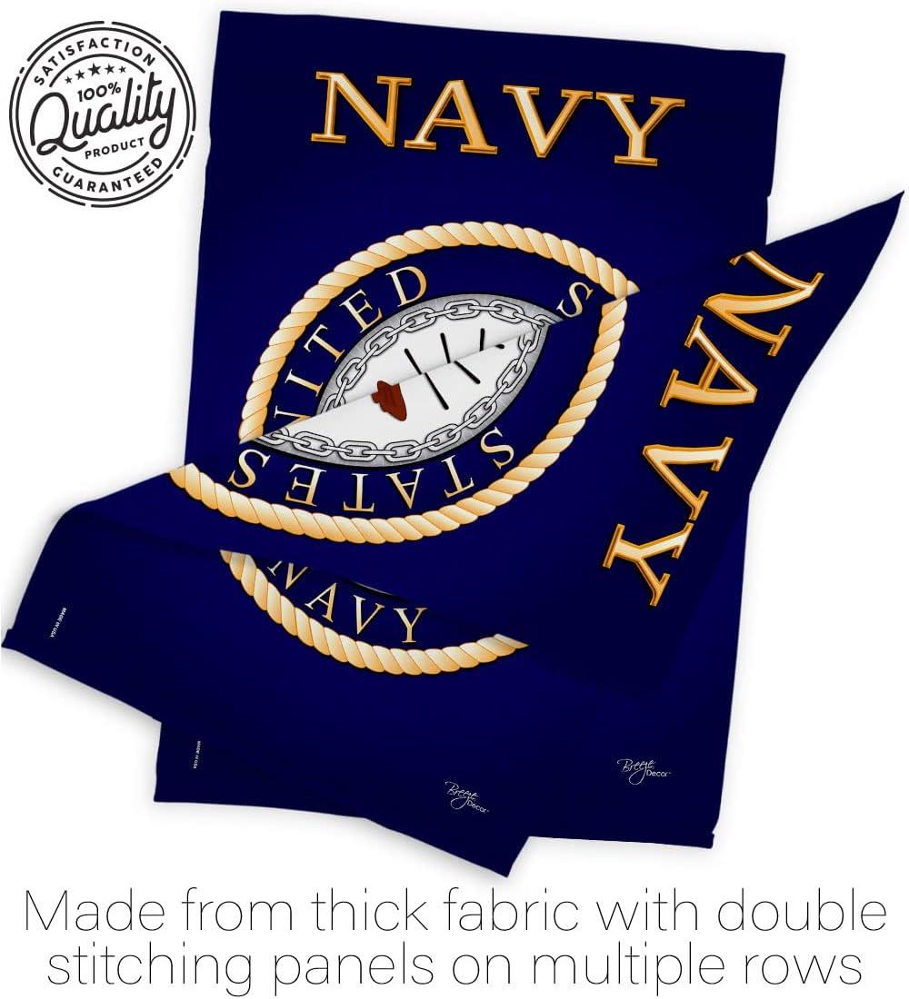 Navy Blue Polyester Military House Flag 28x40