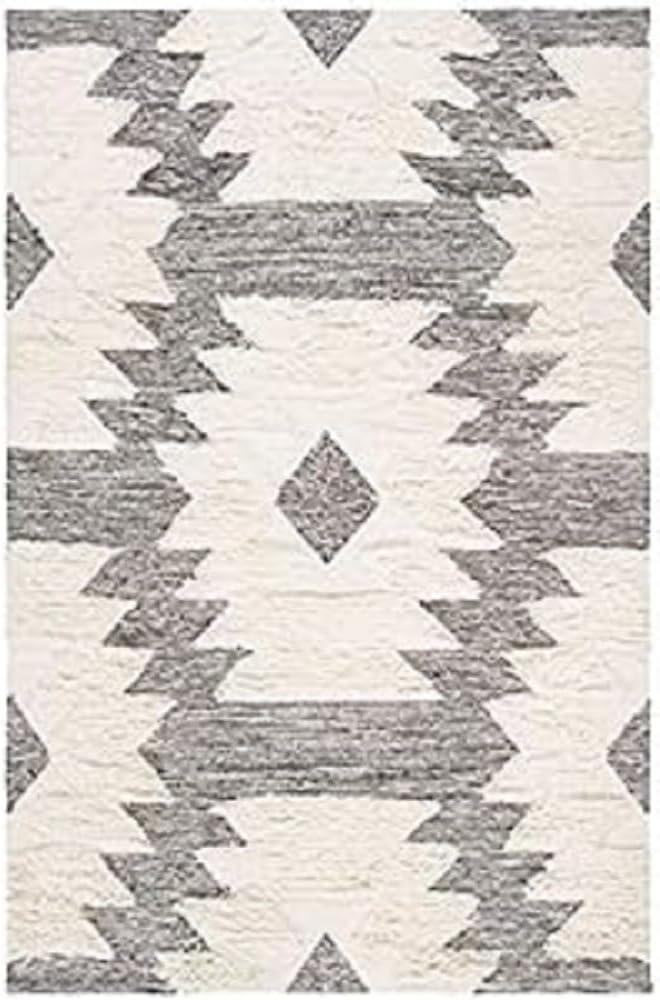 Elysian Fields Hand-Knotted Beige Wool 6' x 9' Area Rug