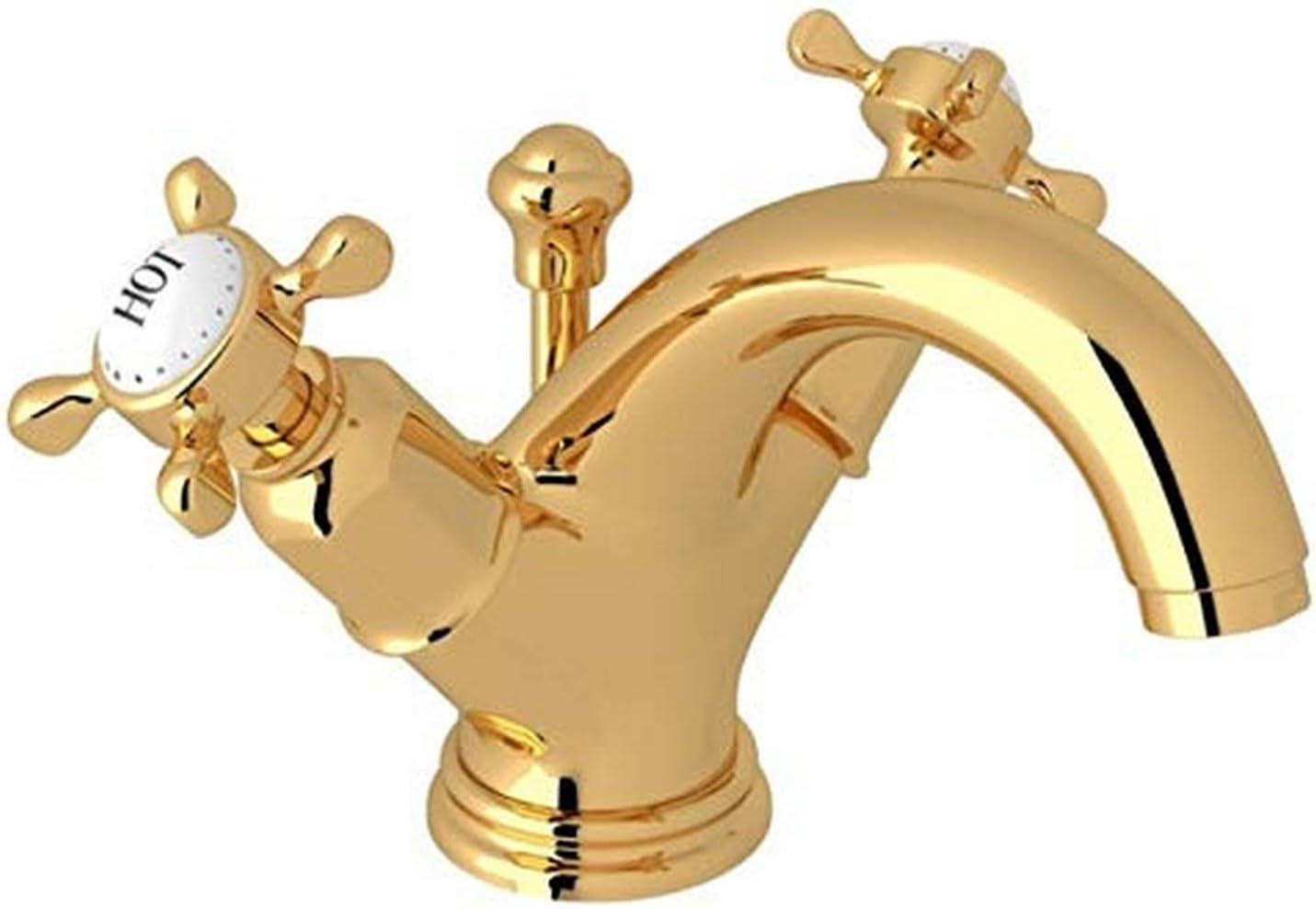 Perrin & Rowe Edwardian Two Handle Lavatory Faucet U.3626X-EG-2