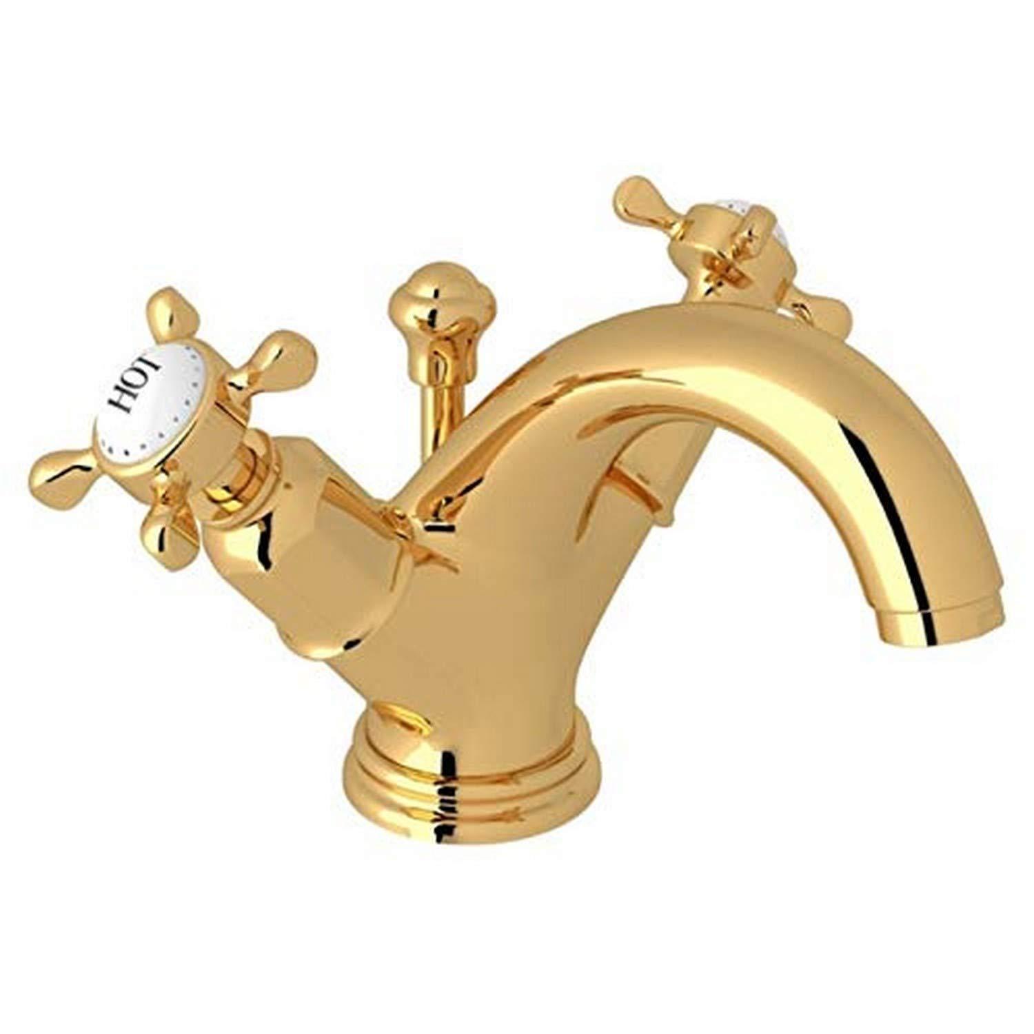 Perrin & Rowe Edwardian Two Handle Lavatory Faucet U.3626X-EG-2