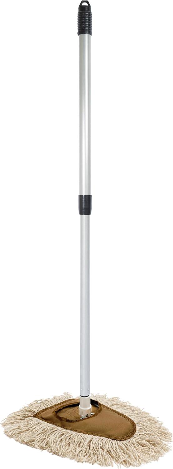 Stanley Home Products Washable Nylon Dry Mop - Removes Dust and Dirt from Surfaces and Hard to Reach Areas (Complete Mop)