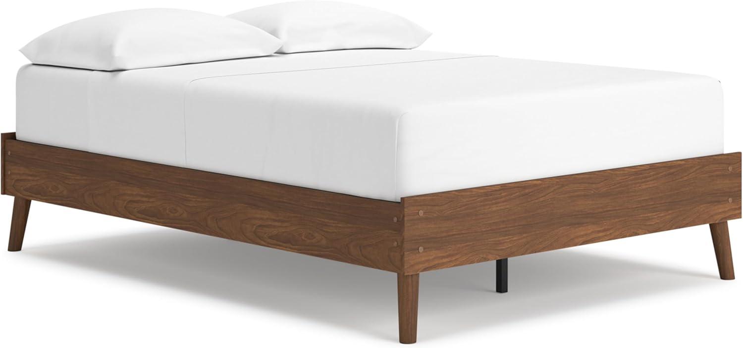 Full Aprilyn Platform Bed White - Signature Design by Ashley: Sleek, No Box Spring Required