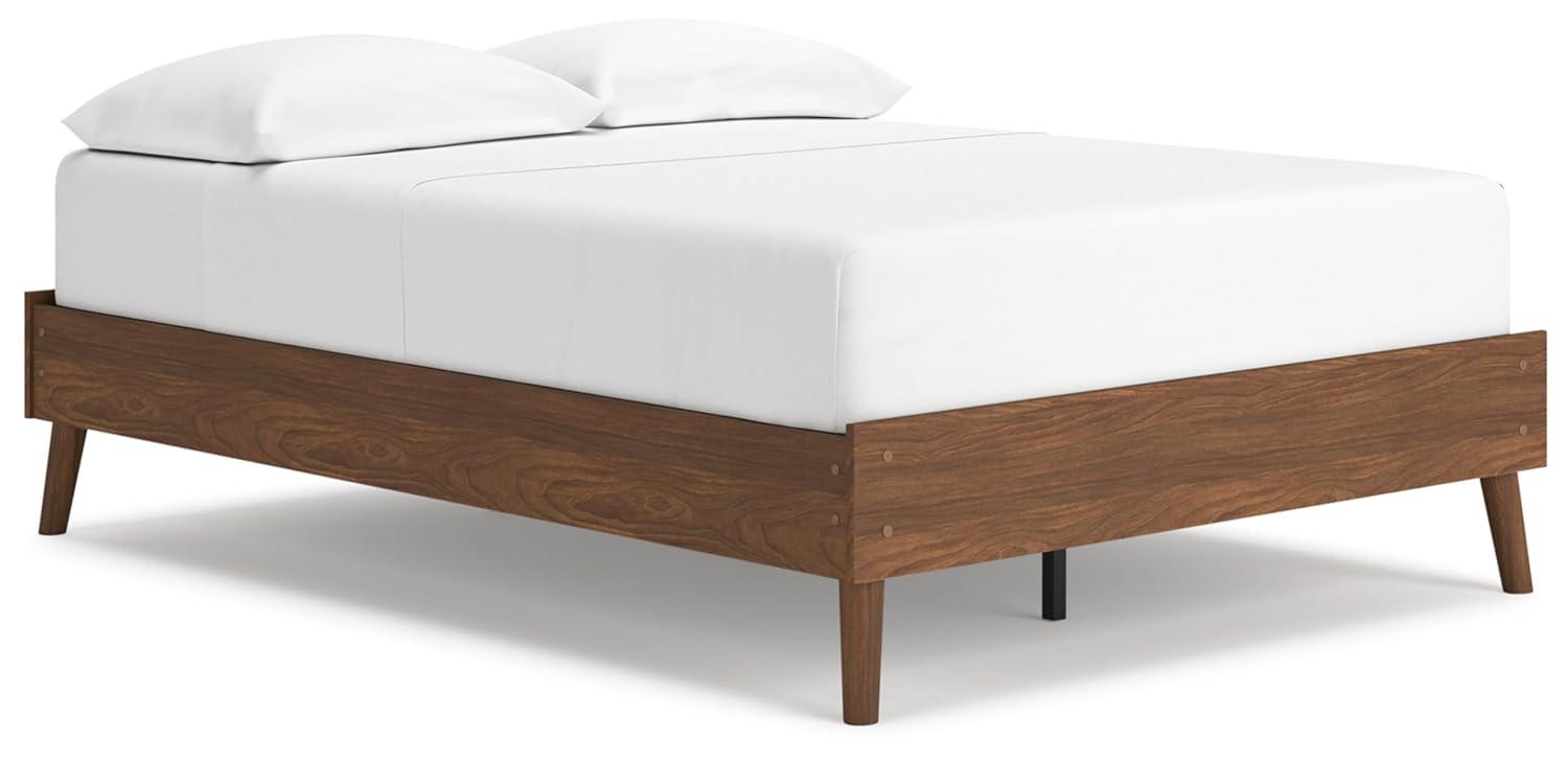 Full Aprilyn Platform Bed White - Signature Design by Ashley: Sleek, No Box Spring Required