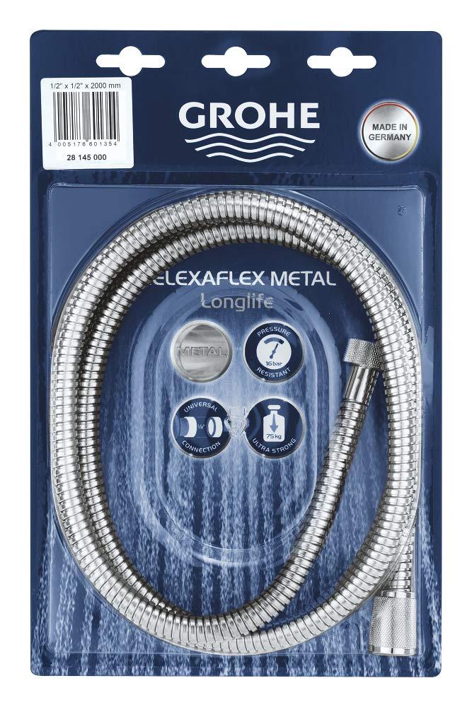 79-Inch Chrome Twist-Free Metal Shower Hose