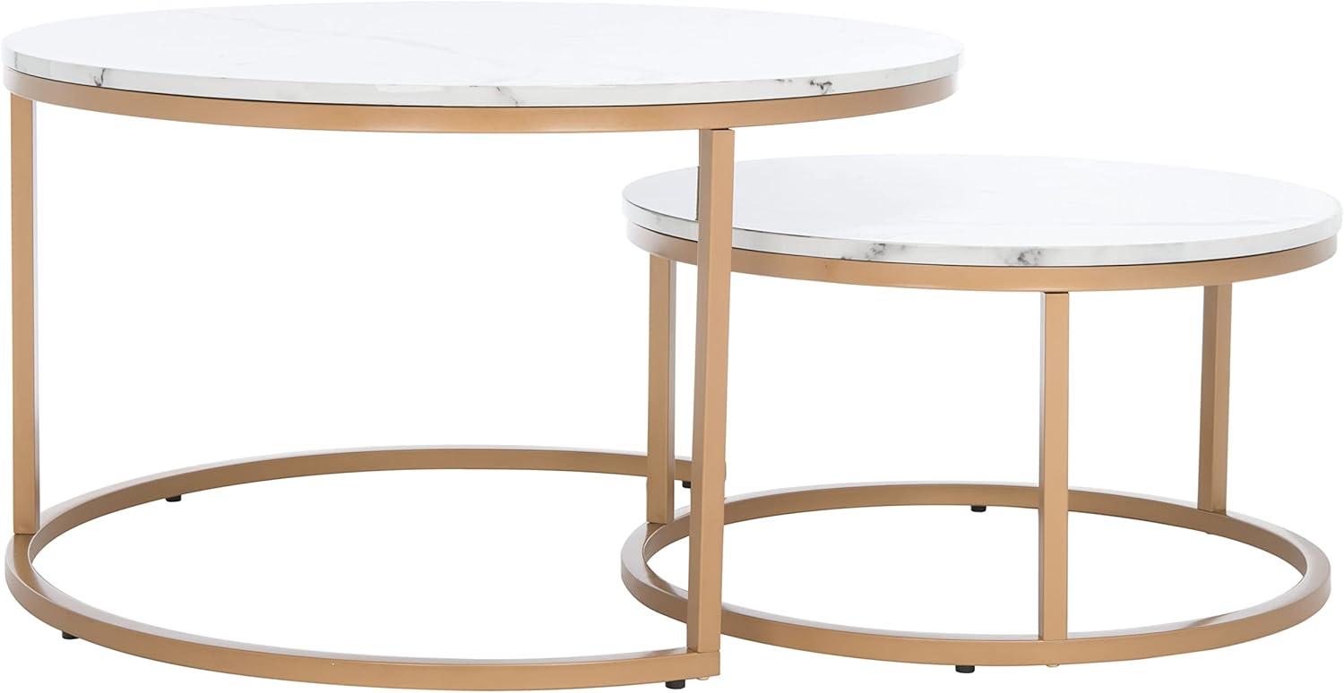 Peppino 2 Round Nest Cof Table - Safavieh