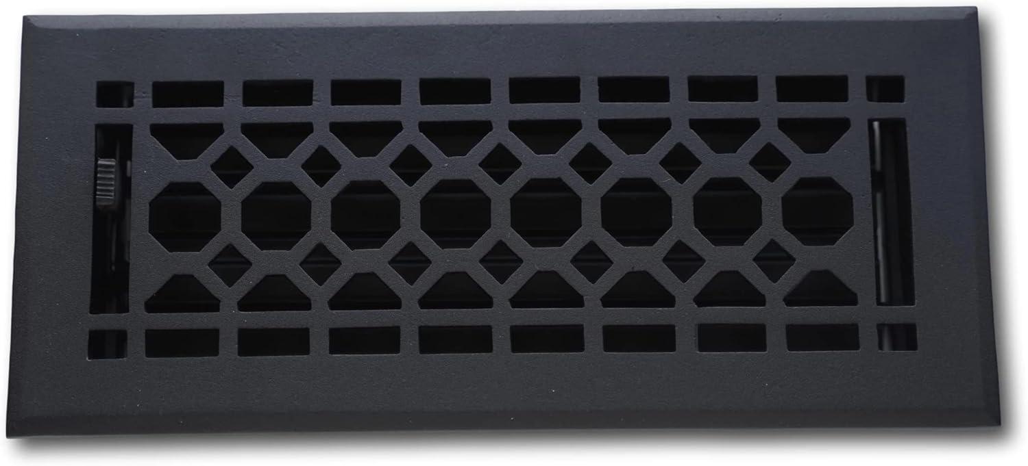 Cast Iron Honeycomb Vent Covers - Black