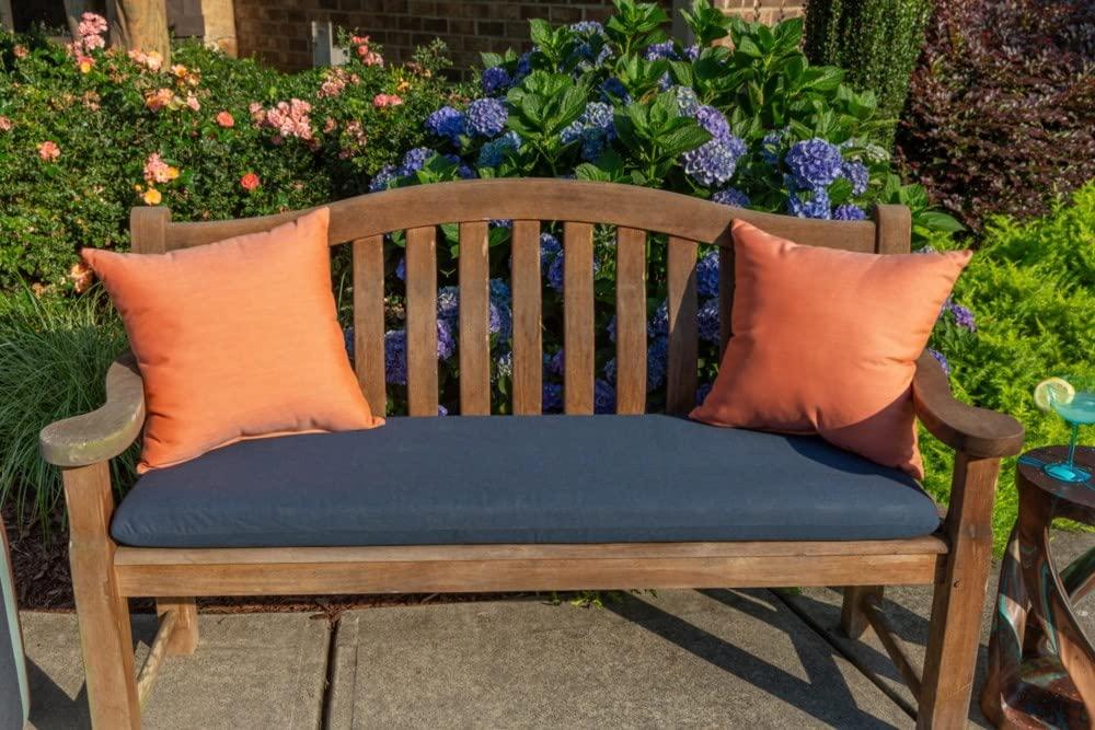 Sunbrella 48" Bench Cushion - Canvas Navy