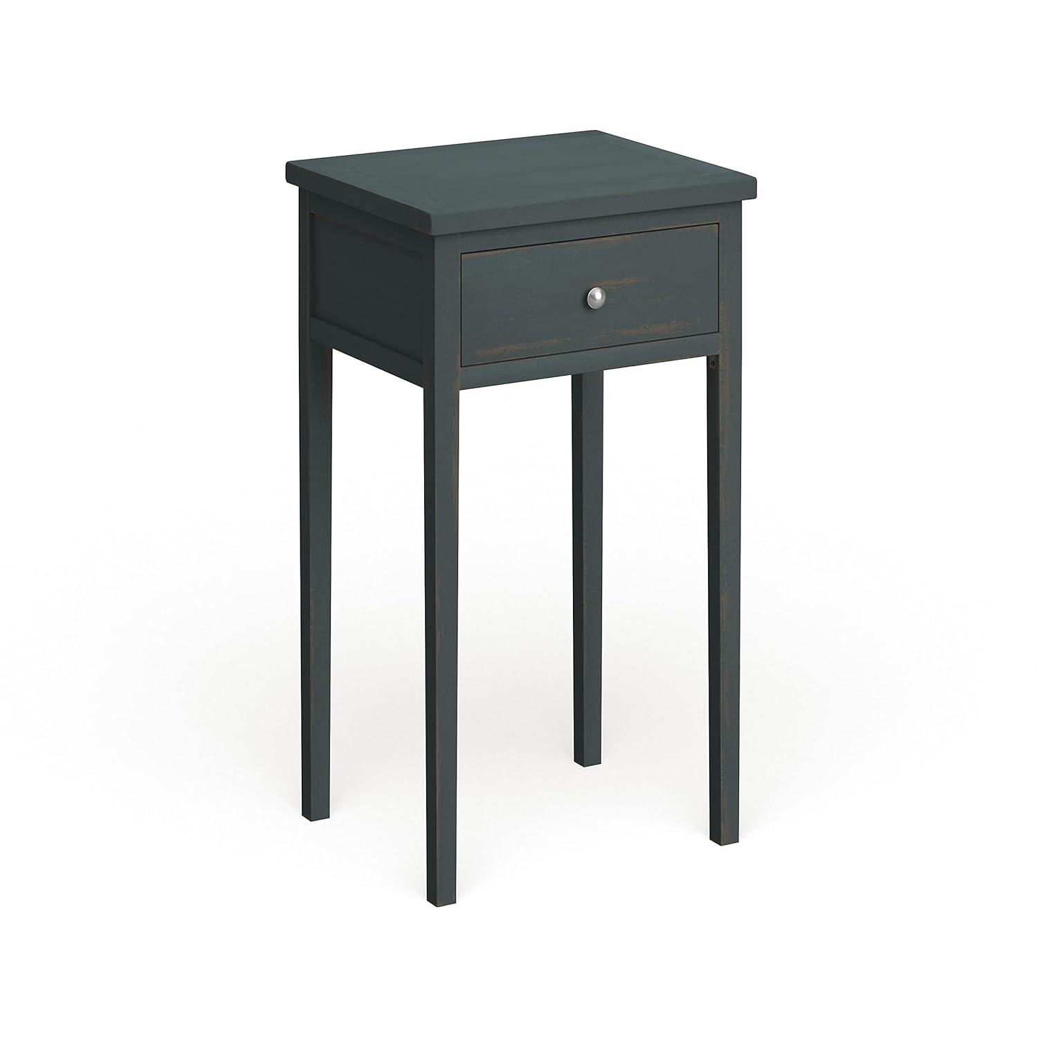 Abel Nightstand With Storage Drawer - Dark Teal - Safavieh.