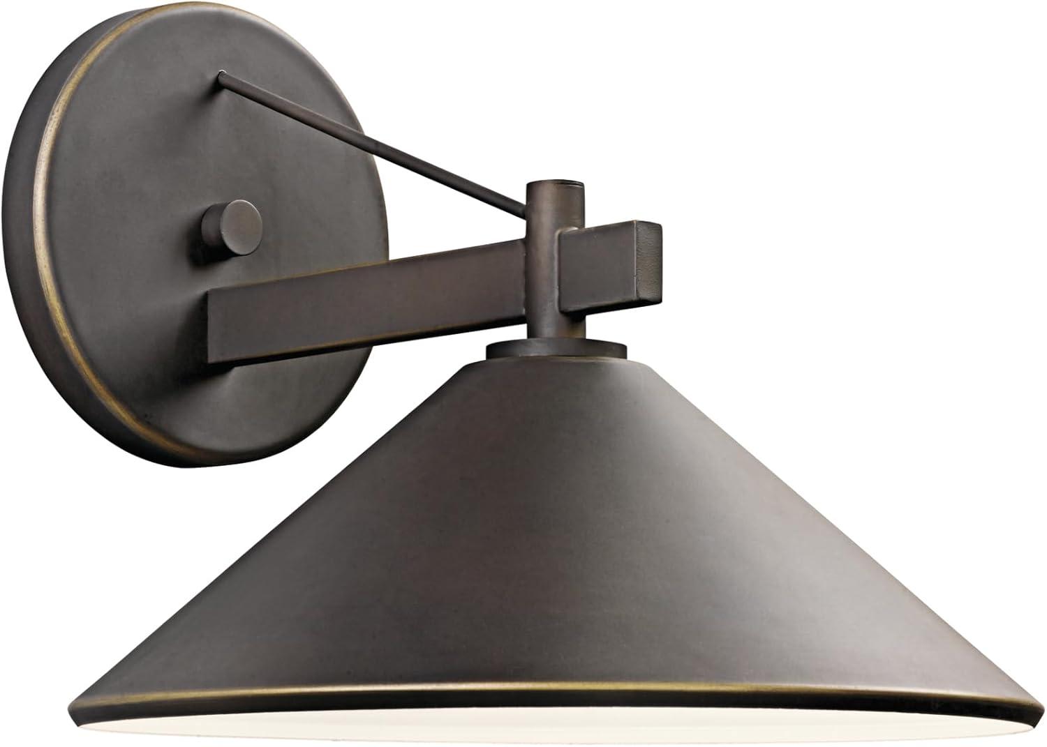 Ripley 10" 1 Light Outdoor Wall Light in Olde Bronze®