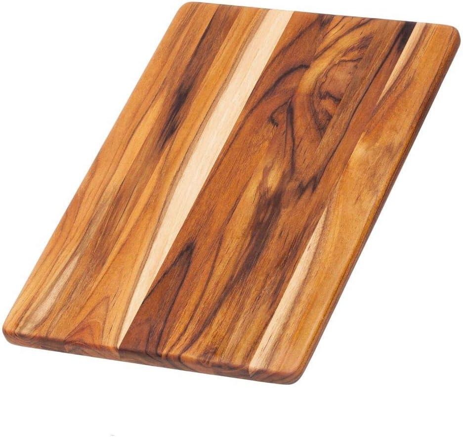 Teak Rectangular Cutting Board with Natural Finish