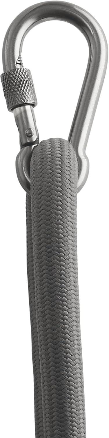 Modway Kaliah Outdoor Patio Aluminum Swing Chair in Light Gray White