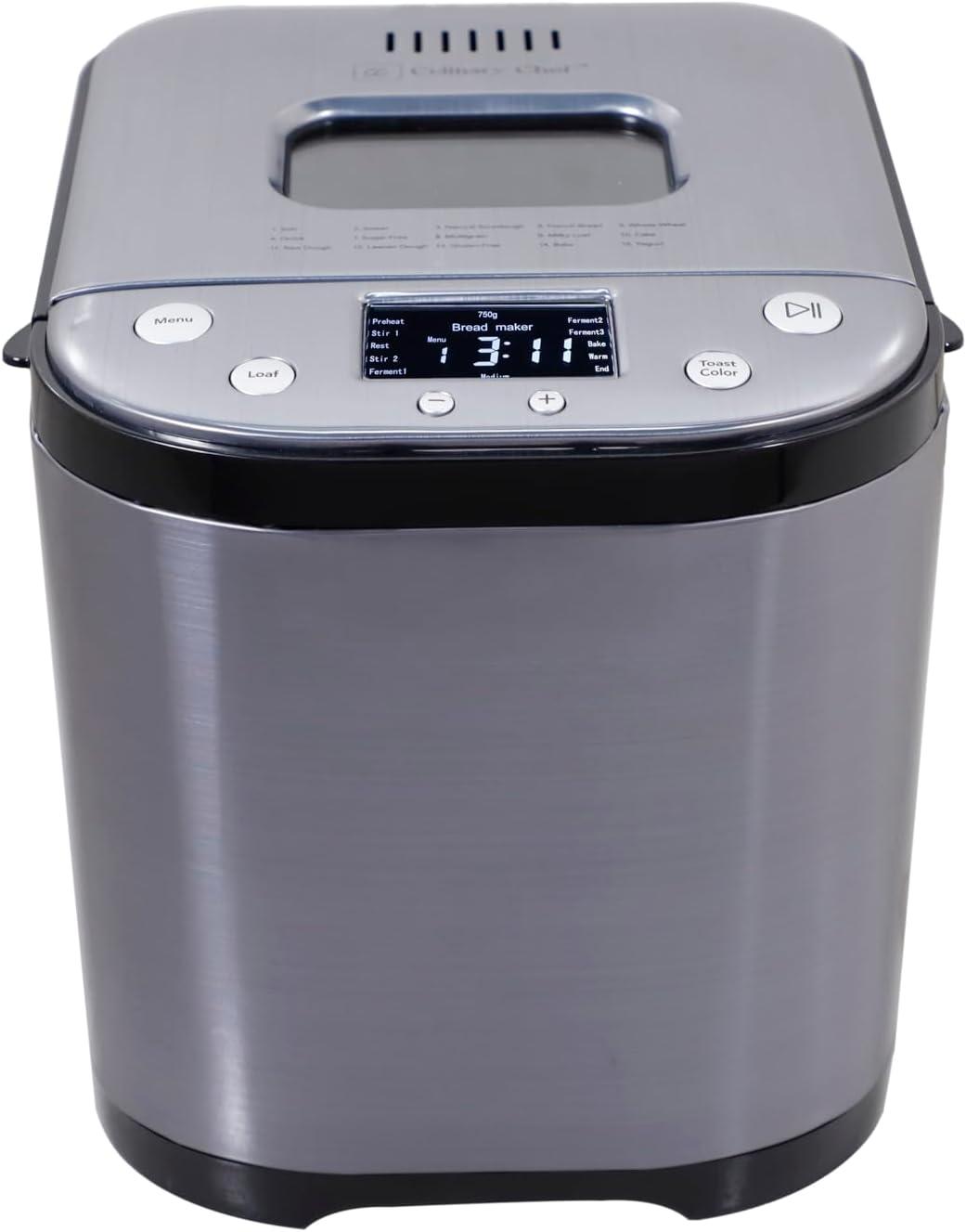 Culinary Chef Culinary Chef, Bread Maker, 15 Program, Stainless Steel