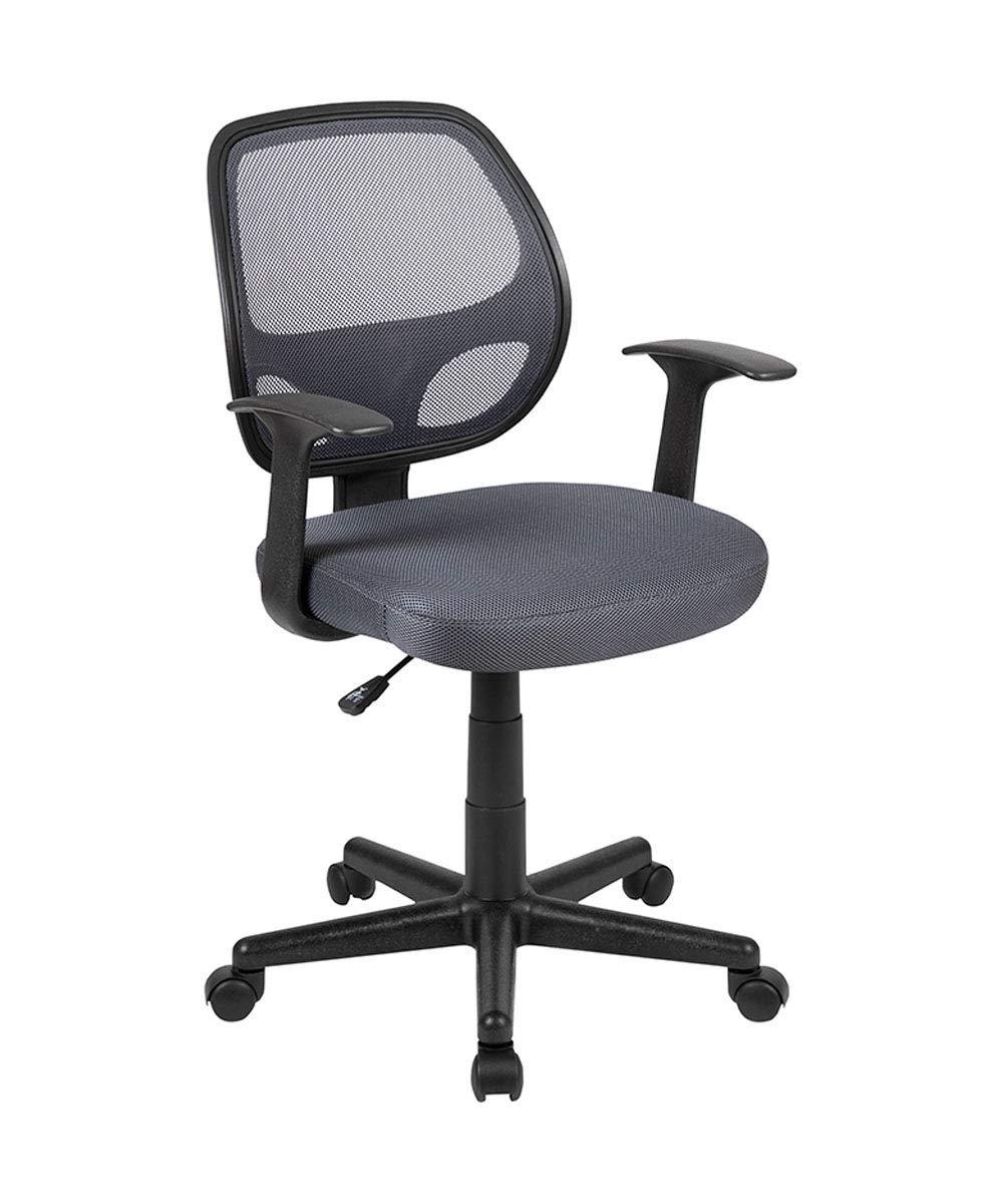 Flash Furniture Mid-Back Mesh Swivel Ergonomic Task Office Chair - Arms