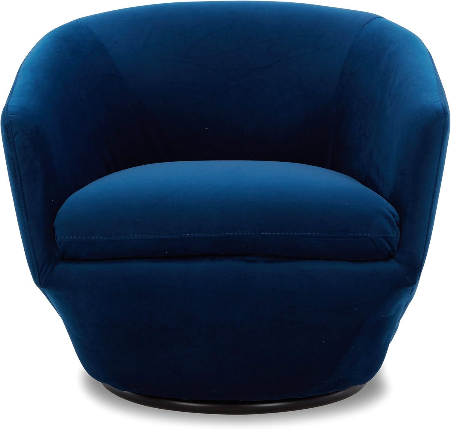 Haddie Upholstered Swivel Barrel Chair