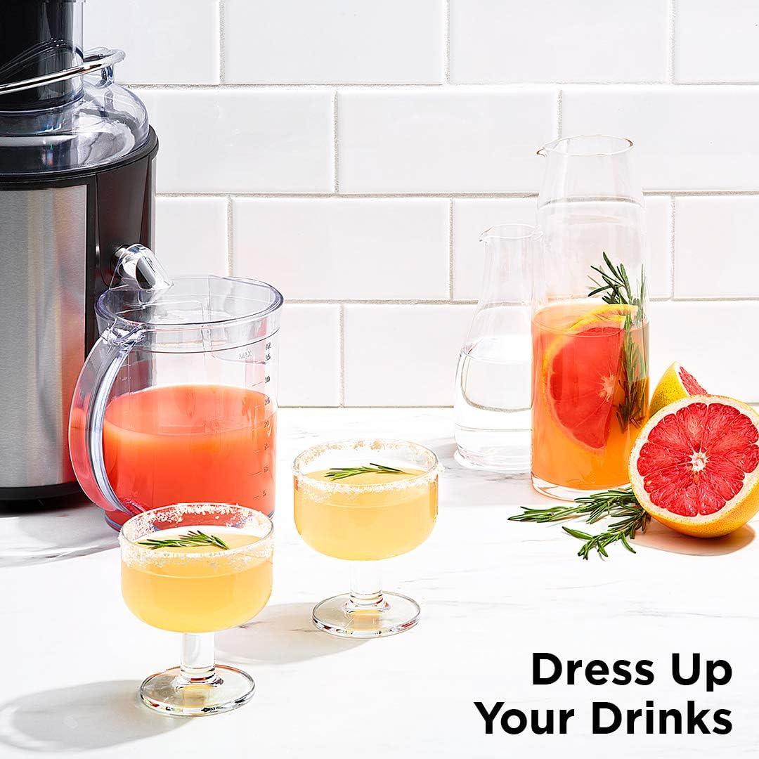 Chefman Stainless Steel Dual-Speed Electric Juicer with Extra-Wide Feeding Tube