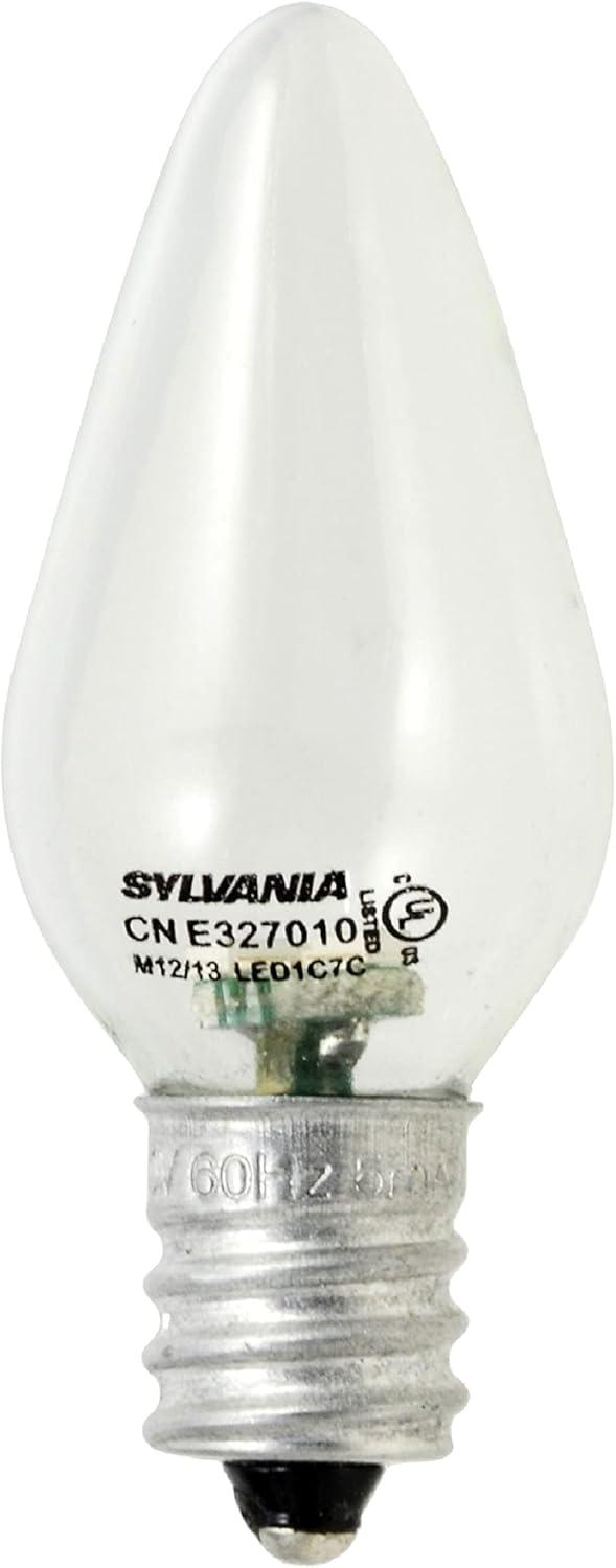 Sylvania C7 LED Night Light Bulbs, 1W, Daylight, 2-count