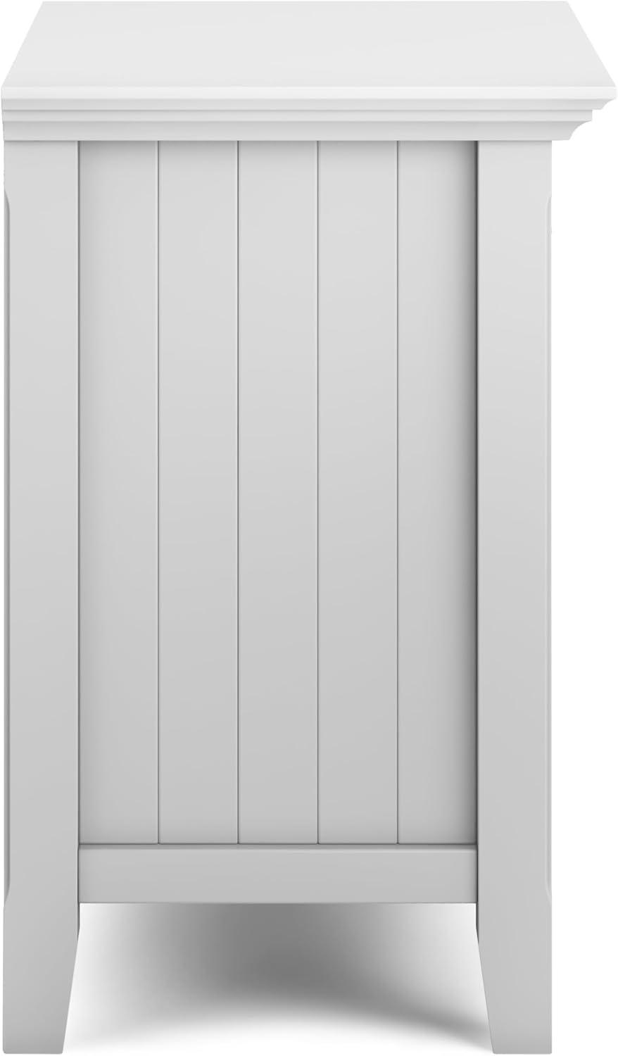 Simpli Home Acadian 24"W 1-Drawer Solid Wood Nightstand with Open Bottom Storage