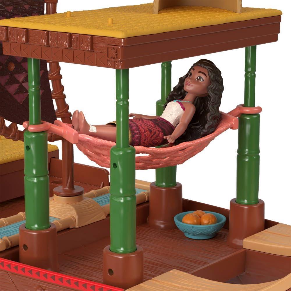 Disney Moana 2 Moana's Adventure Canoe Playset with Small Doll & Accessories