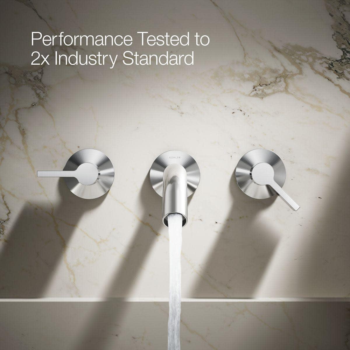 Components Wall-Mount Bathroom Sink Faucet Trim