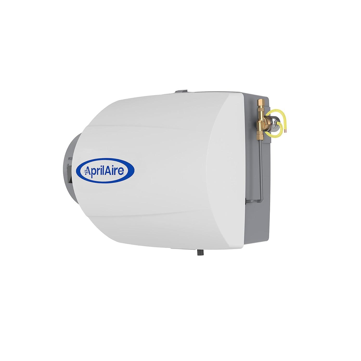 AprilAire 500 Whole-House Humidifier, Automatic Compact Furnace Humidifier, Large Capacity Whole-House Humidifier for Homes up to 3,600 Sq. Ft., White