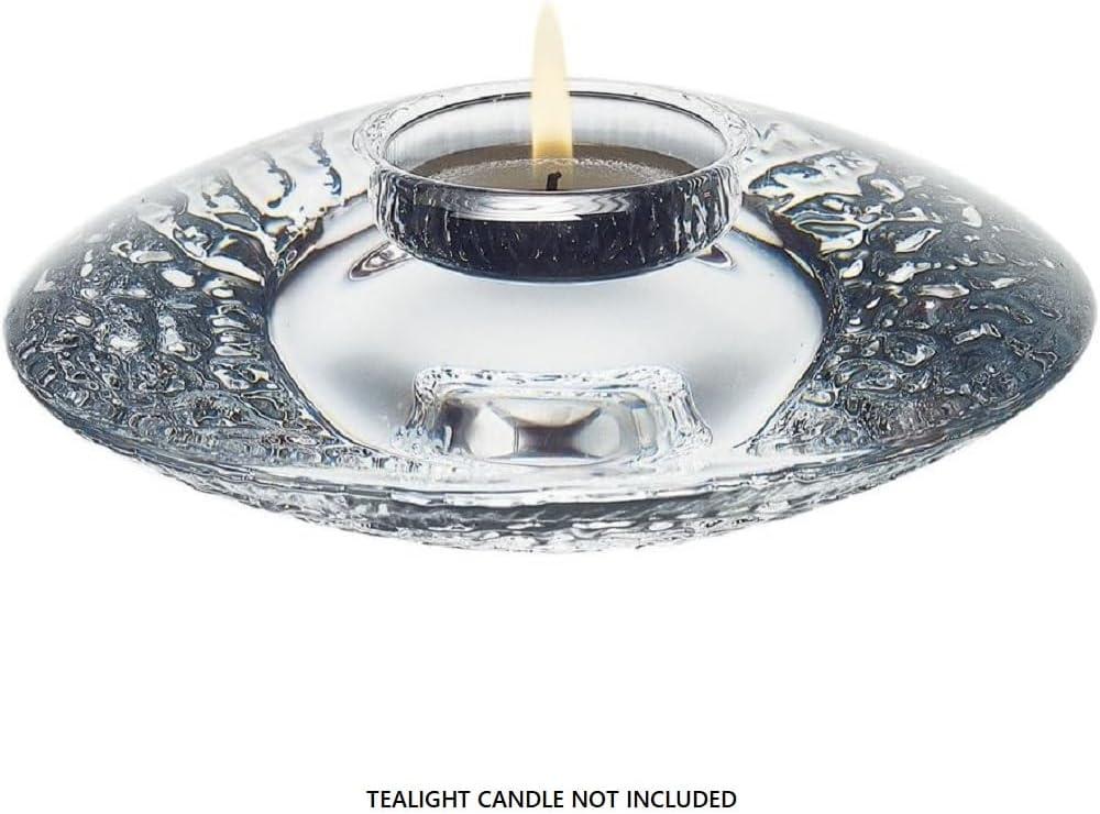 Orrefors Discus 1.75'' H Crystal Tabletop Votive Holder