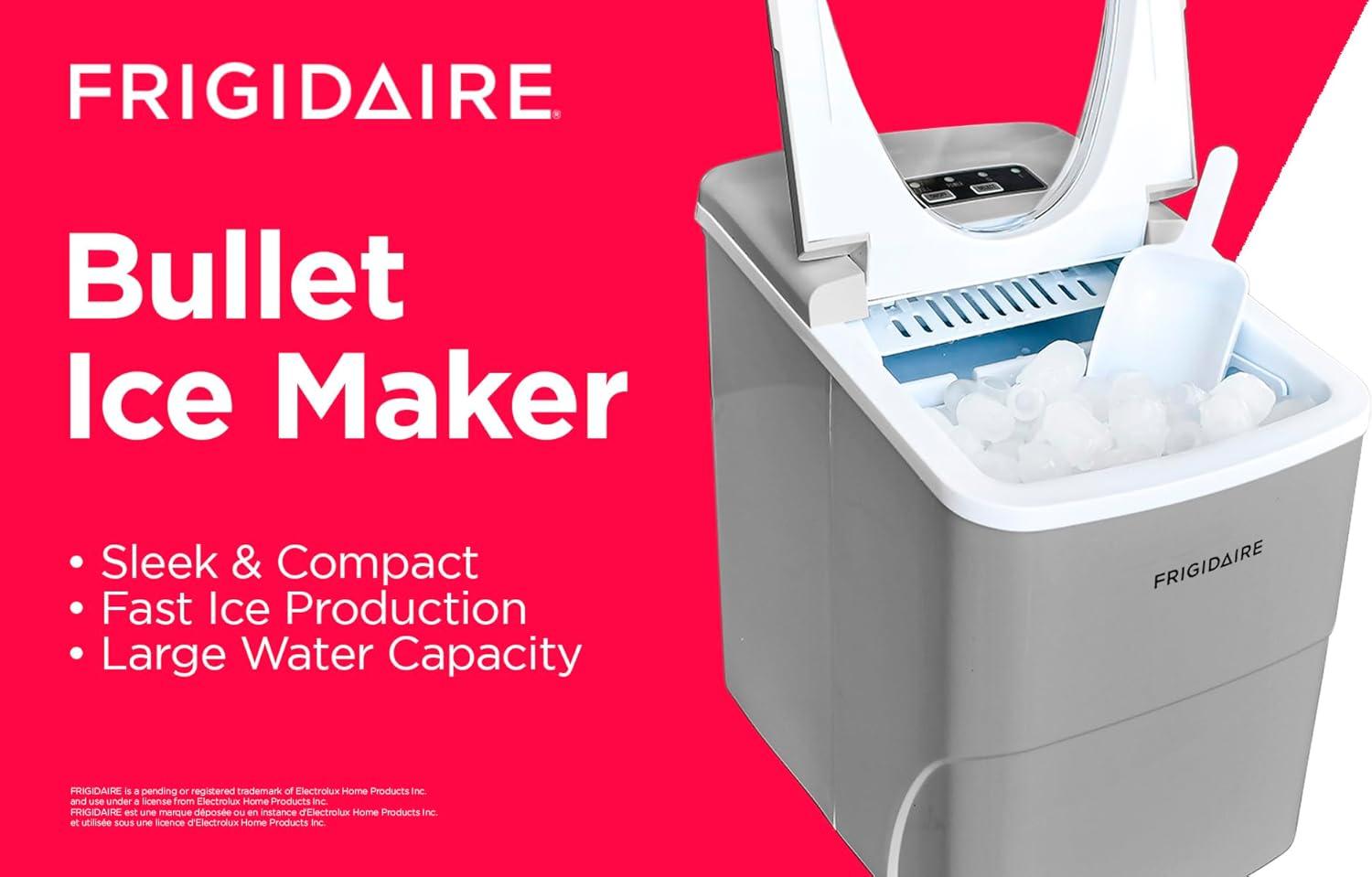 Frigidaire Small Appliances Frigidaire Small Appliances 26 Lb. Daily Production Cube Ice Freestanding Ice Maker