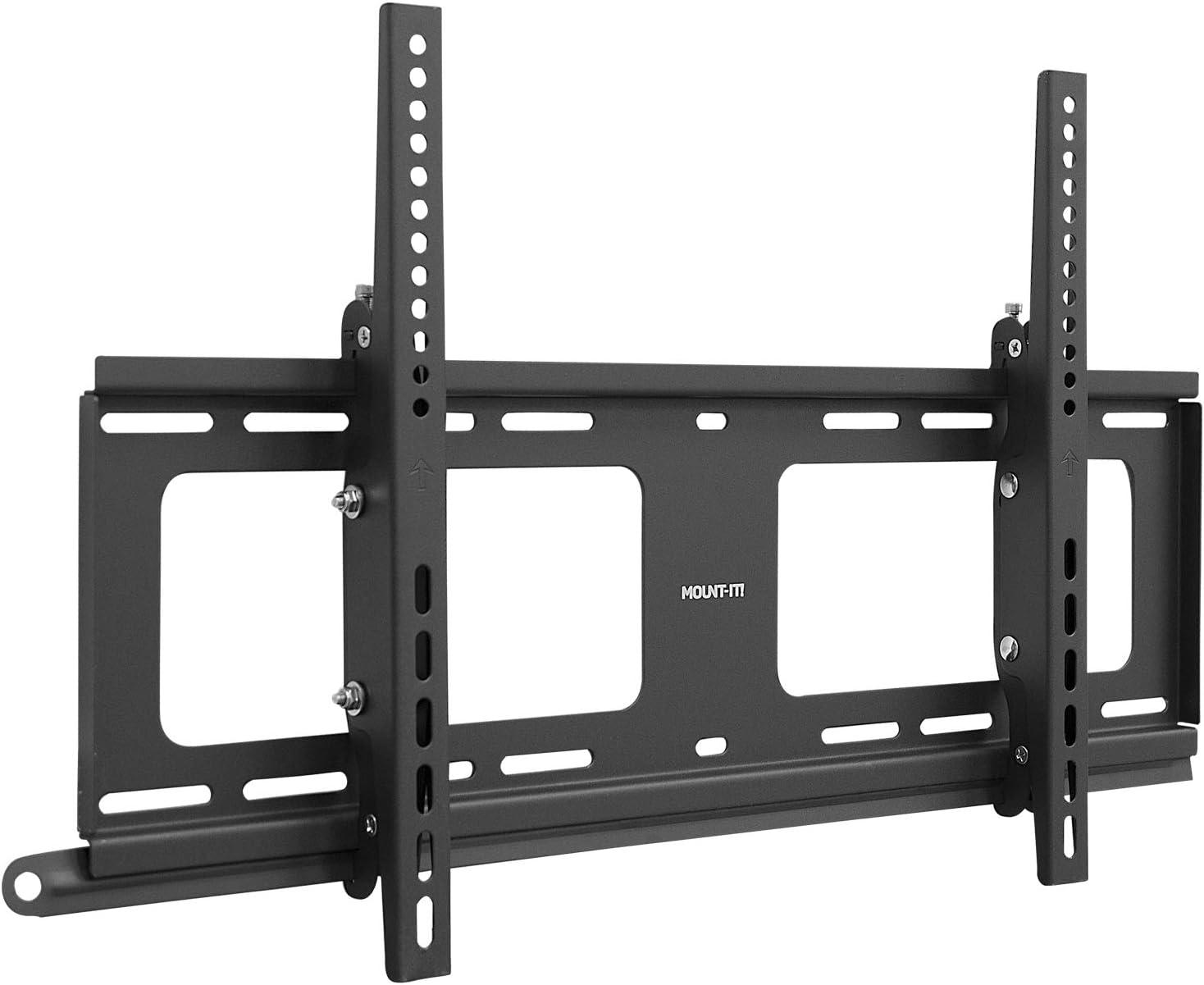 Mount-It Weatherproof TV Wall Mount | Lockable & Tilting 2.1 Low Profile Fits 37 - 80 In. Tvs