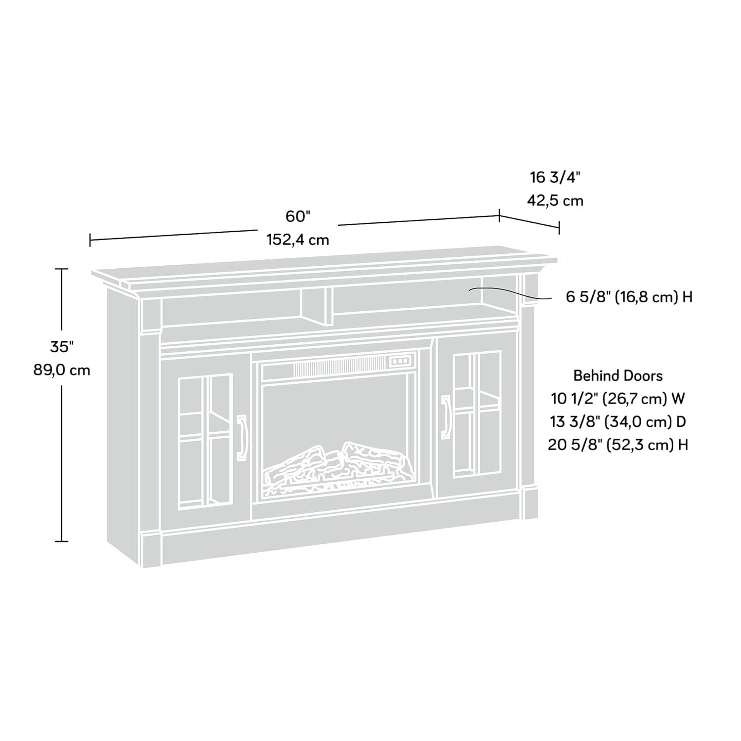 Lark Manor™ Brunoy Media Fireplace Vo