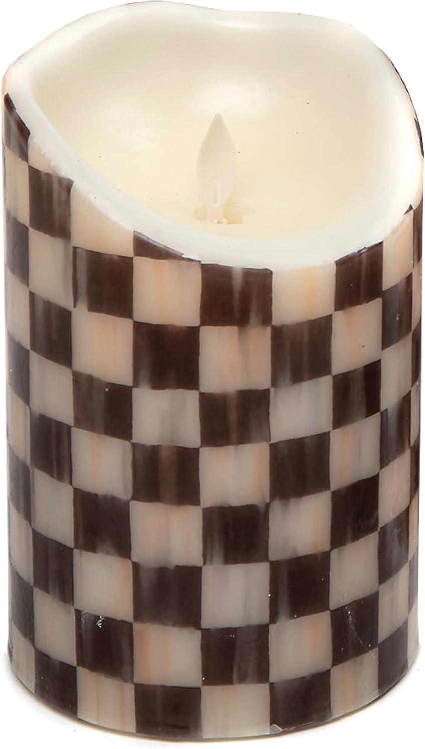 Courtly Check® Flicker 3 AA Pillar Candle