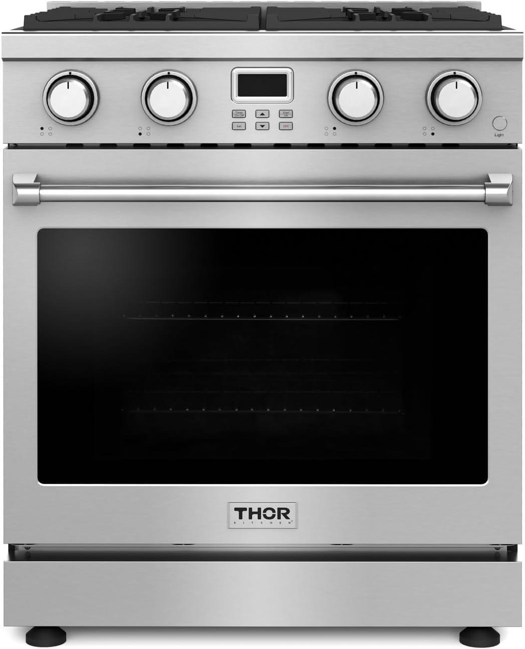 Thor Kitchen Arg30 A Series 30" Wide 4.8 Cu. Ft. Free Standing Gas Range - Stainless Steel