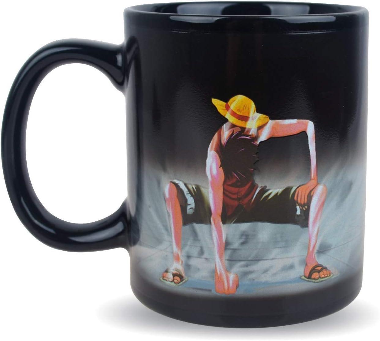 11oz Black Ceramic Color Changing Anime Mug