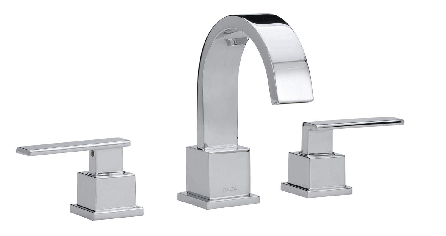 Vero Widespread Bathroom Faucet 3 Hole, 2-handle Bathroom Sink Faucet with Drain Assembly