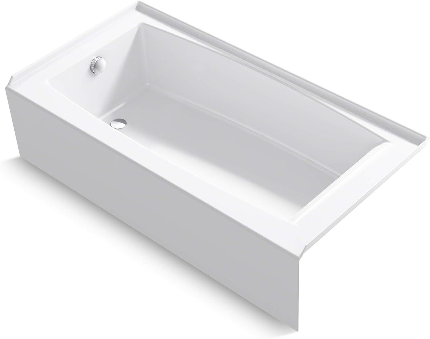 Entity 60" X 30" Alcove Bath with Integral Apron and Integral Flange