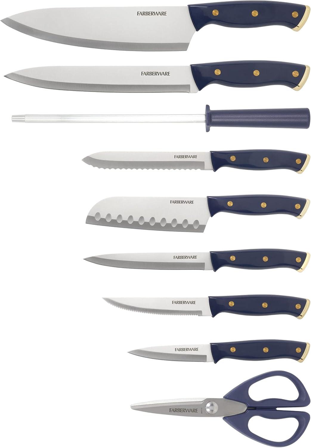 Farberware Farberware 15-Piece Triple Riveted Knife Block Set