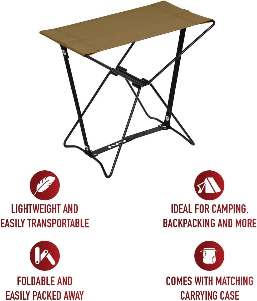 Rothco Folding Camp Stool, Coyote Brown
