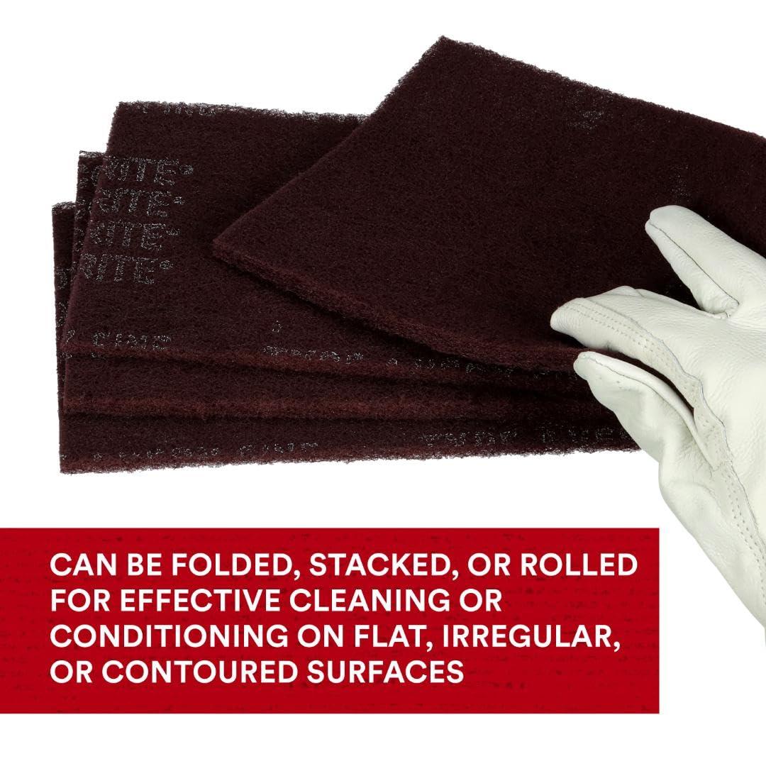 3M Automotive 7447 Maroon Scotch Brite Pad