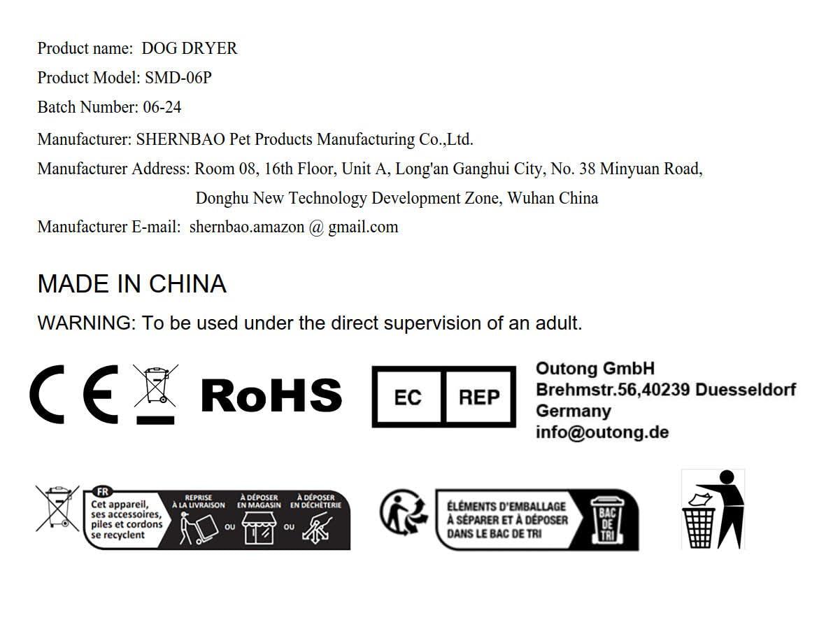 shernbao High Velocity Car & Motorcycle Dryer Blower for Auto Detailing and Cleaning Dusting
