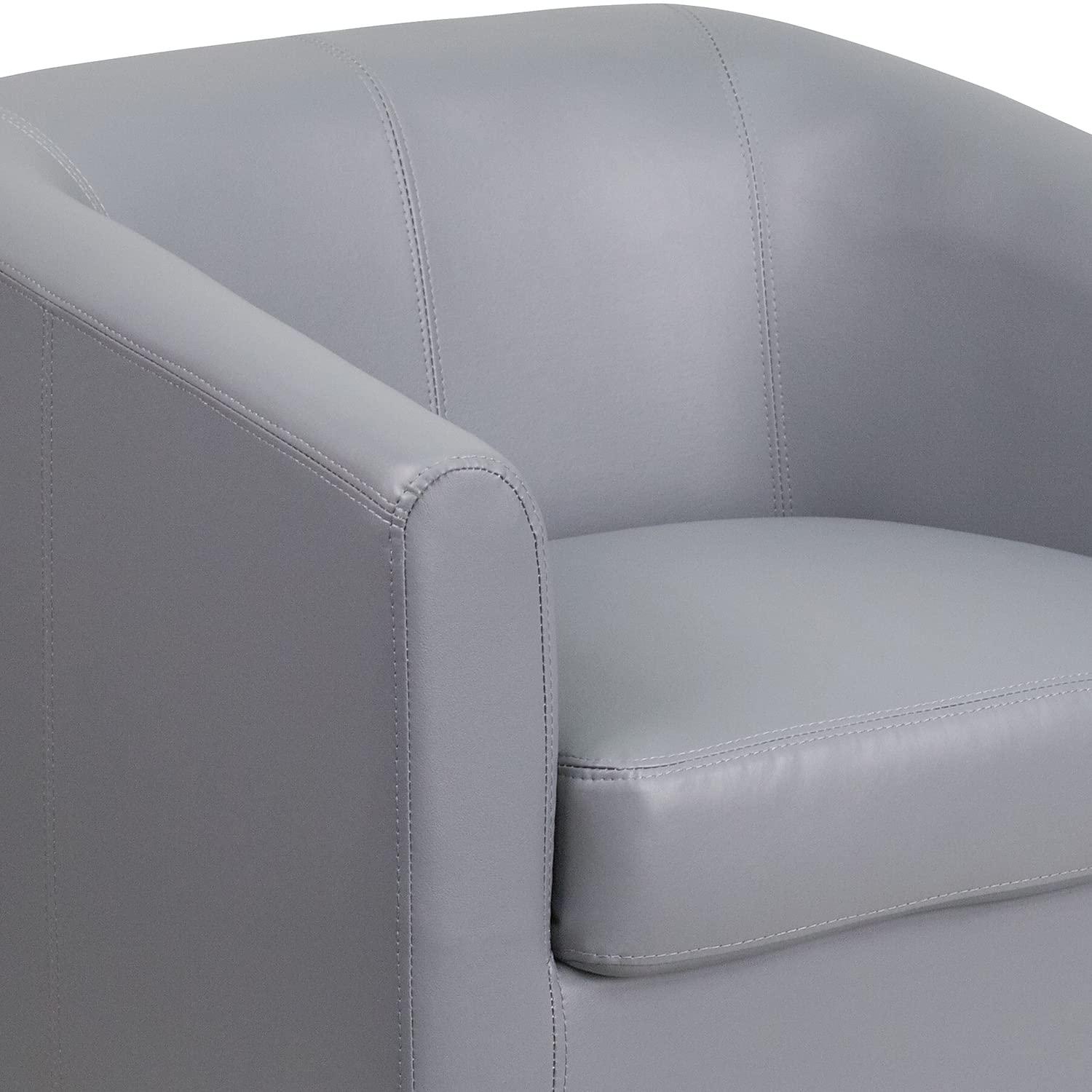Flash Furniture Katie LeatherSoft Lounge Chair with Sloping Arms