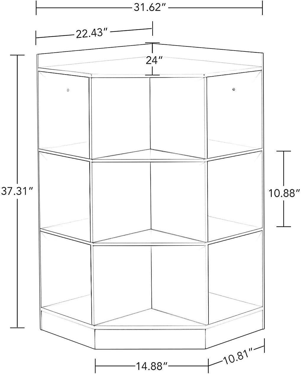 RiverRidge Home RiverRidge Kids Corner Playroom Cabinet with 6 Toy Storage Cubbies and 3 Angled Shelves
