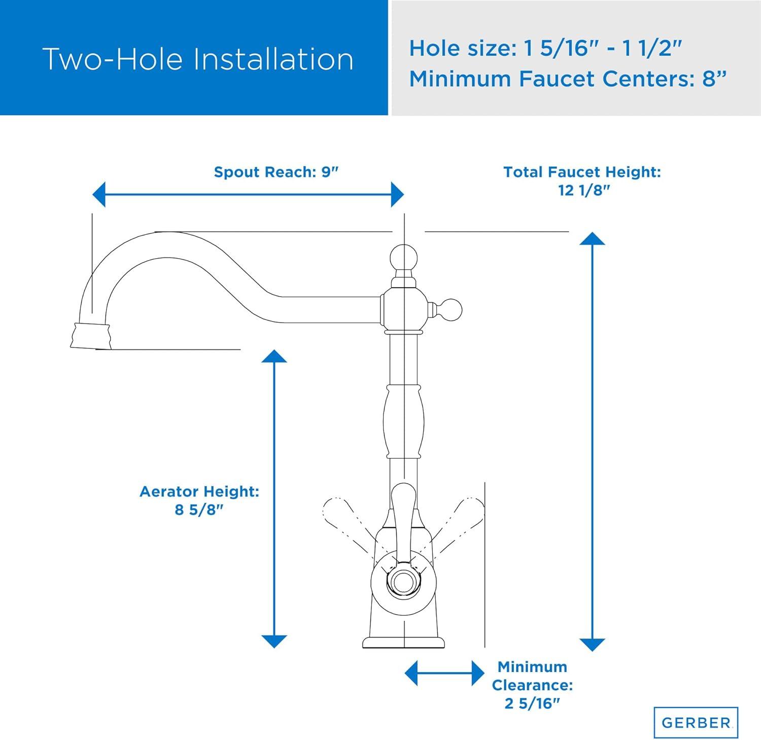 Satin Black Traditional Single Handle Kitchen Faucet with Side Spray