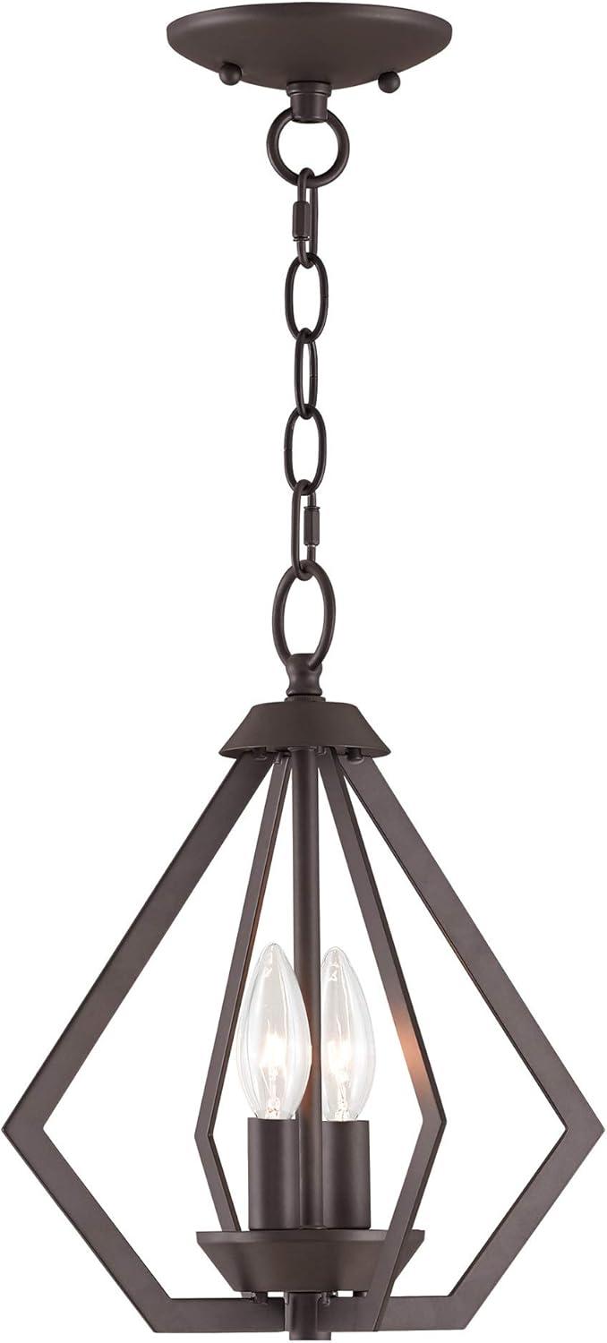 Livex Lighting Prism 2 - Light Chandelier in  Antique Brass