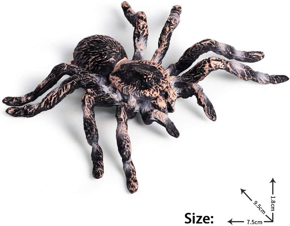 Holzlrgus Realistic Animal Figures - Spider Action Model Lifelike Insect Toy Figures - Educational Learning Toys Birthday Set for Boys Girls Kids Toddlers (Giant Whiteknee)