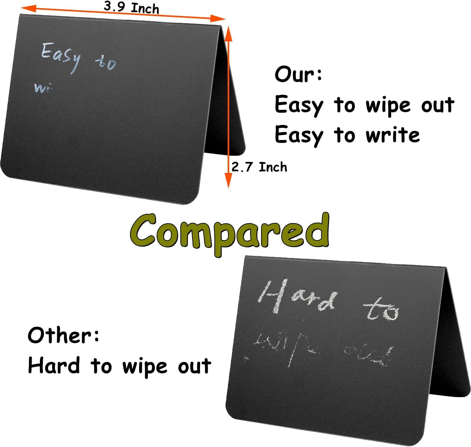 Food Labels for Party Buffet, 20PCS Reusable Reserved Table Signs