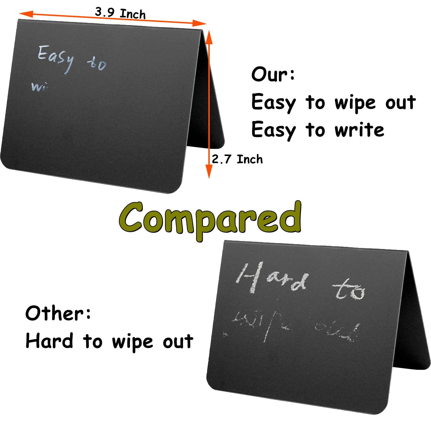 Food Labels for Party Buffet, 20PCS Reusable Reserved Table Signs