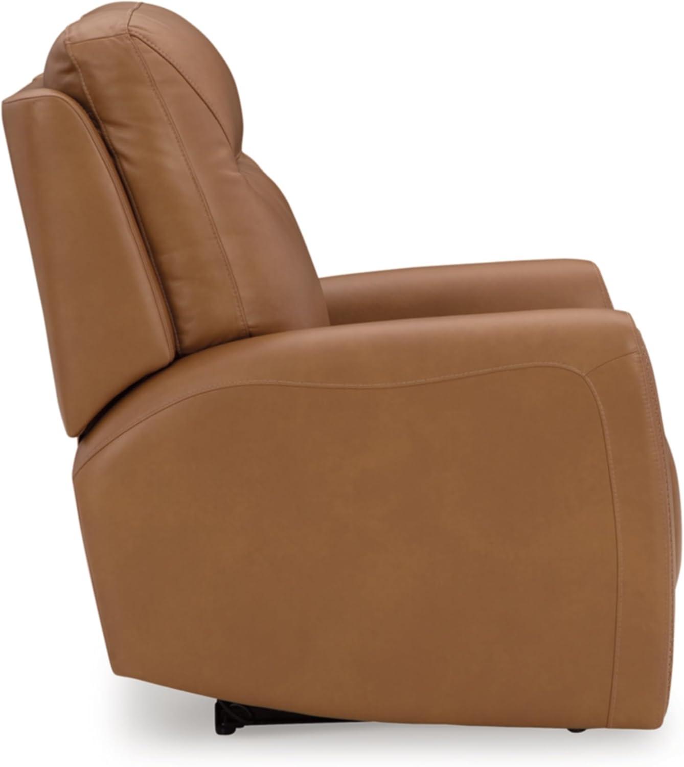 Signature Design by Ashley Tryanny Butterscotch Orange Power Recliner