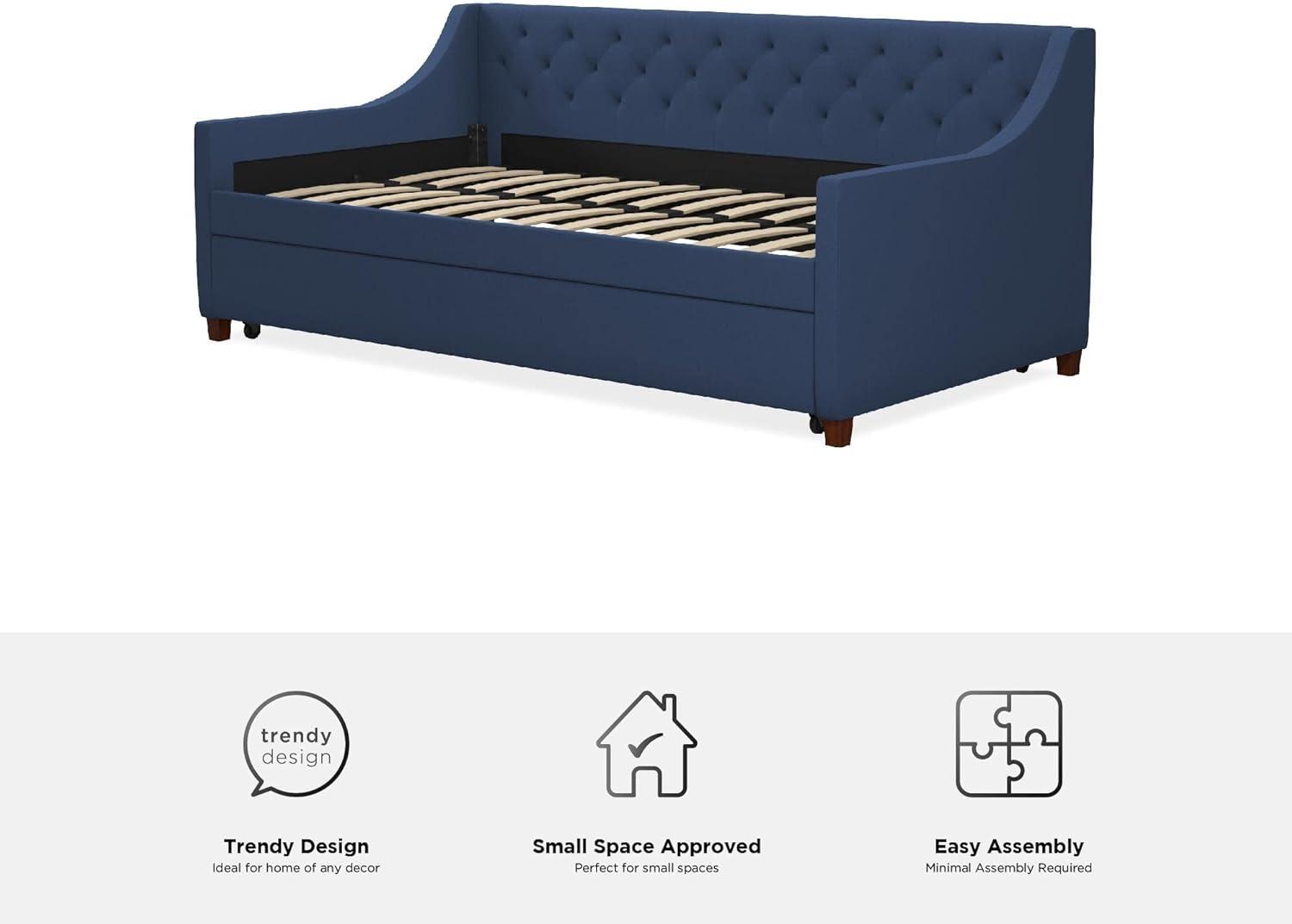 Her Majesty Upholstered Daybed with Trundle