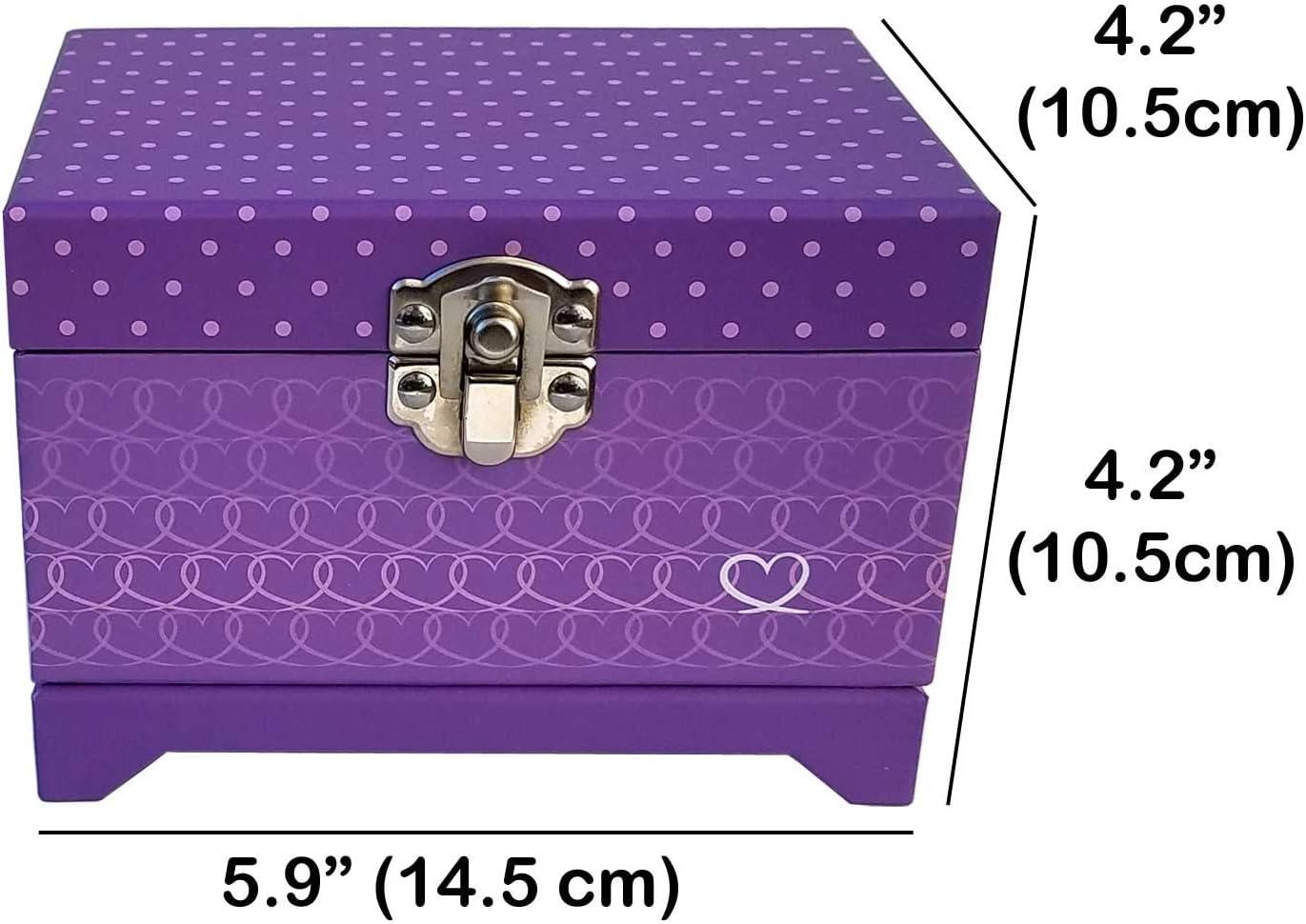 Ballerina Music Box (Heart Ballerina Music Box - Purple)