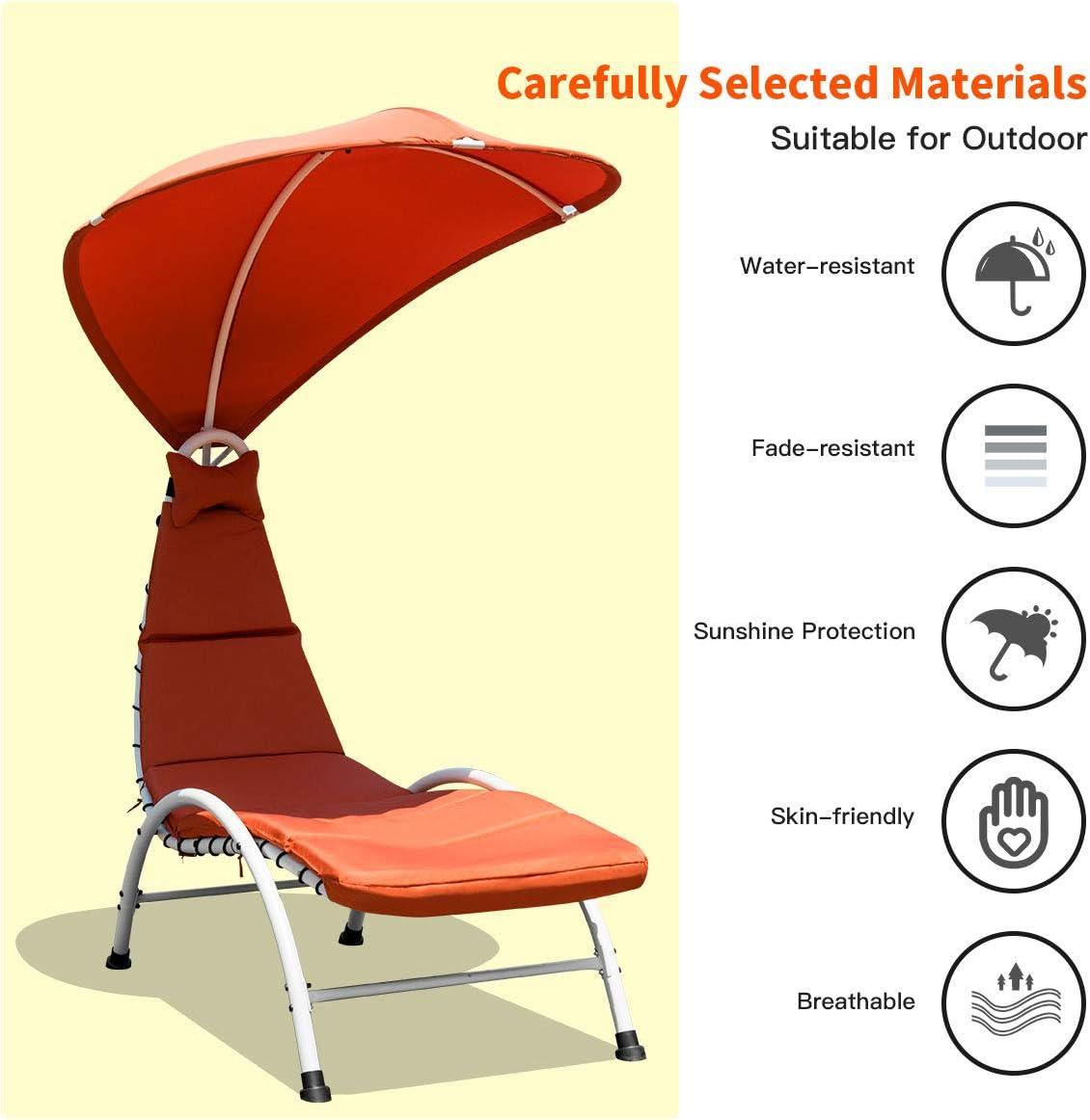 Arlmont & Co. Ganador Outdoor Metal Chaise Lounge , Cushion Included